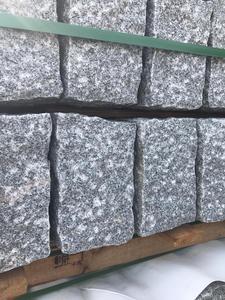 Tùy chỉnh dày đá tự nhiên dứa kerbstone curbstone ánh sáng màu Xám Granite nhỏ slab cho kerbside - Product Image 6