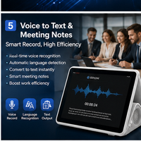 Traducteurs intelligents, traducteur de langues professionnel, écran double 10,1 pouces, traduction IA, 165 langues, enregistreur vocal, Android 15