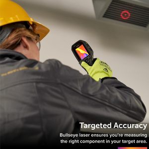 กล้องถ่ายภาพความร้อน FLIR TG165-X พร้อมเลเซอร์ Bullseye ระดับมืออาชีพ สำหรับการตรวจสอบอาคาร/ระบบปรับอากาศ/ระบบไฟฟ้า |   80x60 ไออาร์ - Product Image 5
