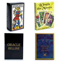 Jeu de Tarot de Divination Française, Cartes Oracle, Affirmation Éco-Positive, Jeu de Tarot de Marseille en Papier avec Guide, En Vente