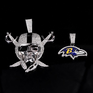 סיטוני nfl גדול הסיטונאי nfl las vegas rinestone גדול סיטוני nfl las vegas riders תליון אלופי ענק סיטונאי גדול סיטוני nfl las vegas riders תליון אלופים שרשראות היפ הופ בסגנון הופ - Product Image 6