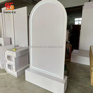 SMOOTH Panneau de bienvenue personnalisé pour mariage, élégant et moderne, avec plan de table et tableau des noms blanc pour l'entrée de la cérémonie - Product Image 5