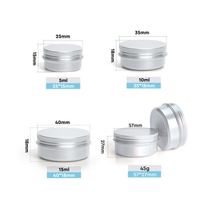 Envase de Aluminio Ecológico para Cosméticos, Tarro de Aluminio para Bálsamo de Cutículas, Impresión de Etiquetas, Latas con Logotipo Personalizado - Product Image 3