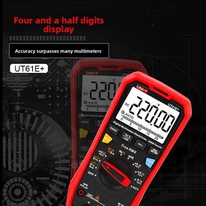 UT61E+ Multímetro Profesional True RMS de 6000 Contenedores con Rango Automático, NCV, Voltímetro, Amperímetro y Ohmímetro para Electricistas - Product Image 2