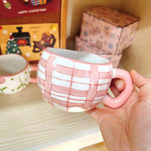 <span class=keywords><strong>Tazza</strong></span> da Caffè in Ceramica Dipinta a Mano in Stile Coreano Moderno, Design a <span class=keywords><strong>Cuore</strong></span> e Fiori, Adatta al Microonde, per Colazione e Latte, Ideale come Regalo - Product Image 5