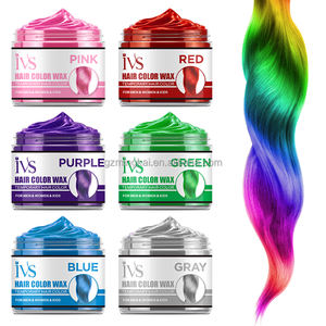 IVS OEM 전문가용 고품질 천연 헤어 포마드 헤어 컬러 임시 염색 왁스 - Product Image 2