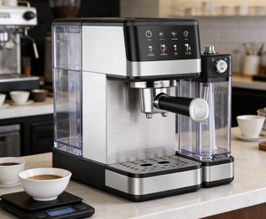 Machine à <span class=keywords><strong>café</strong></span> à usage domestique, ensemble de <span class=keywords><strong>café</strong></span> automatique du grain à la tasse, à la maison - Product Image 3
