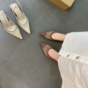 Black Genuine Leather Open Toe High Heel <b>Sandals</b> With <b>Bow</b> And Ankle Strap Fashion Women Shoes Drop Shipping - Product Image 4