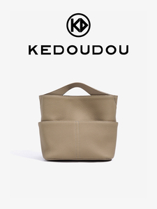 Mini sac fourre-tout de luxe en cuir véritable pour femmes, sac à main en cuir de vache souple, petit sac à bandoulière multi-poches, sac de transport quotidien - Product Image 3