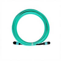 Kabel Trunk Fiber Multimode 8 Core MPO Female ke MPO Female OM3 Tipe B 7M 50/125 untuk 40G