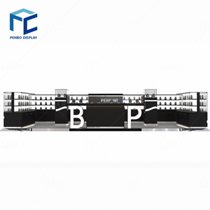 High End Custom Perfume <b>Display</b> Shelves Makeup Furniture Perfume Island <b>Cabinet</b> Design Small Perfume Shelf - Product Image 4