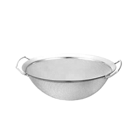 Passoire de cuisine en acier inoxydable avec poignée ergonomique, bol passoire, panier égouttoir, passoire à riz, commande en gros