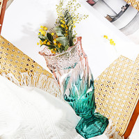 Nouveau vase en verre dégradé de style nordique pour centre de table de mariage, décoration de salon et de maison