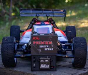 Servo AGFRC 62KG Super Torque HV 0.092Seg A75BUMW con Engranajes de Acero, <span class=keywords><strong>BLS</strong></span>, IP67 Impermeable, Programable, 4S Digital, Escala 1:8, Tamaño Grande - Product Image 5
