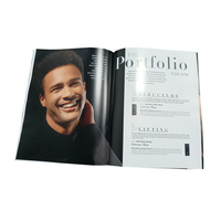 Impression professionnelle de brochures de livres de magazines de mode en couleur personnalisée