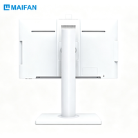 PC All-in-One Hitam 5MP 23.8 inci I3/I5/I7 Komputer Kantor Desktop All-in-One yang Dapat Disesuaikan