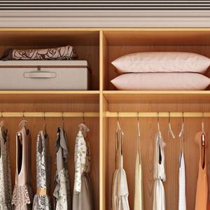 Personnalisé 6 Portes Vêtements Placard Organisateur Grand Placard Tiroir Chambre Armoire Armoire en Bois - Product Image 3