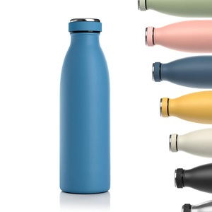 Bouteille d'eau isotherme de sport en acier inoxydable 304 à double paroi, 500 ml, personnalisable avec logo, pour boissons chaudes et froides, modèle 2026 - Product Image 1