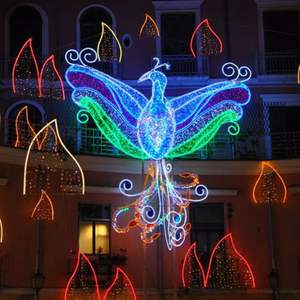 3D Outdoor Led Animal Figure Sculptures Dolphin <strong>Tiger</strong> and Bear <strong>Motif</strong> Lights for Christmas Decoration - Product Image 4