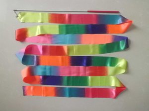 Équipement de <span class=keywords><strong>gymnastique</strong></span> <span class=keywords><strong>artistique</strong></span> colorée, nouvelle collection, avec tige à torsion, ruban de 1M, pour filles - Product Image 5