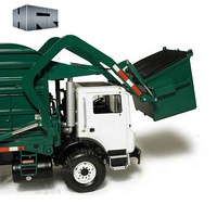 Nouveaux bacs de collecte de déchets en acier pour extérieur, à chargement frontal/arrière par chariot élévateur, avec couvercles, pour les déchets solides de construction