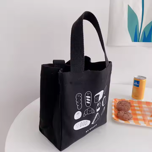 Xách tay chống bụi dày <span class=keywords><strong>Canvas</strong></span> Tote túi nhiều kích cỡ bảng chữ cái vải ăn trưa Túi - Product Image 6