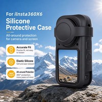 Kit d'accessoires pour Insta360 X6 : Protection d'objectif, Cadre de protection, Capuchon, Boîtier de plongée, Sac de rangement, Étui, Protection d'écran, Support moto