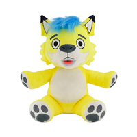 Jouets en peluche loup réaliste et mignon, personnalisables avec votre propre image, super doux, 31cm-50cm, unisexe pour enfants - Vente chaude