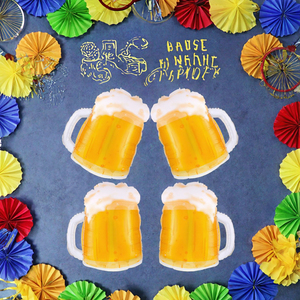 Ballon géant en aluminium en forme de chopes de bière <span class=keywords><strong>XXL</strong></span> pour anniversaires, mariages, fêtes et festivals - Chine - Product Image 3