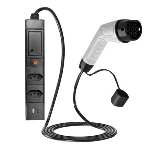 250V 20A 5M tipo <span class=keywords><strong>2</strong></span> EV adattatore di scarico V2L Ev caricatore cavo <span class=keywords><strong>Schuko</strong></span> con presa brasiliana - Product Image 3