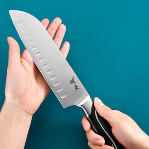 <span class=keywords><strong>Set</strong></span> di coltelli forgiati fatti a mano OEM Factory cinese mannaia da cucina per tagliare le ossa tagliere coltello antiaderente Santoku per il riscaldamento domestico - Product Image 4