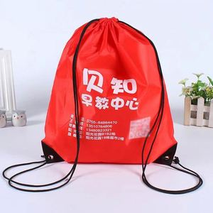 And Backpack Drawstring <b>Bags</b> Wholesale Customized Shop Gym Sport Logo Promotional Polyester Nylon Waterproof Bulk <b>String</b> <b>Bag</b> - Product Image 6