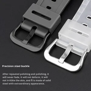 Bracelets de montre de remplacement Lionorm 16 mm pour montres <span class=keywords><strong>Casio</strong></span> DW-<span class=keywords><strong>6900</strong></span>/GW-M5610/DW-5600E, kit de modification coloré - Product Image 4