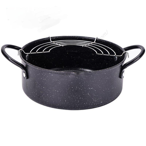 Sartén para Tempura S135 al por Mayor, Olla Antiadherente para Freír, Freidora Profunda de Hierro para Cocina - Product Image 1