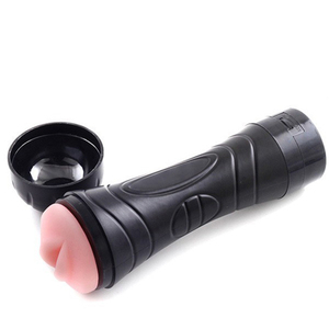 Masturbador Masculino al por Mayor con Diseño de Vagina, Boca y Ano, Impermeable, de TPE+ABS Suave, Juguetes Sexuales para Adultos - Product Image 6