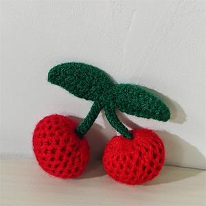 Parches Redondos Bordados en 3D con Diseño de Cereza, Personalizados por ZSY, para Coser en Sombreros, Ropa, Bolsos, Zapatos, Tela Decorativa de Encaje - Product Image 2