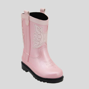 Botas de Lluvia de Goma para Niñas YL-651, Color Rosa, de Media Pantorrilla, Resistentes al Agua, para Exteriores, de Alta Calidad - Product Image 5