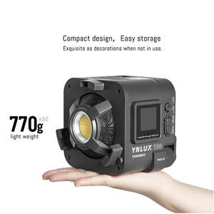 <span class=keywords><strong>YONGNUO</strong></span> LUX 100 <span class=keywords><strong>YNLUX100</strong></span> 100W LUX100 3200K-5600K Bowens Mount Handheld Outdoor COB LED Light avec poignée Adaptateur secteur - Product Image 6