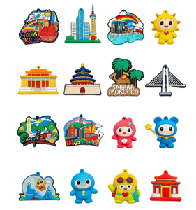 Imán Personalizado 3D de Ciudad, Imán Suave para Refrigerador, con Logotipo, de PVC, para Bodas, Pascua, Ecológico, Duradero, Personalizado - Product Image 1