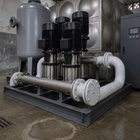 Équipement d'alimentation en eau à pression constante à fréquence variable industrielle, garantie 1 an, multi-processus pour bâtiments commerciaux