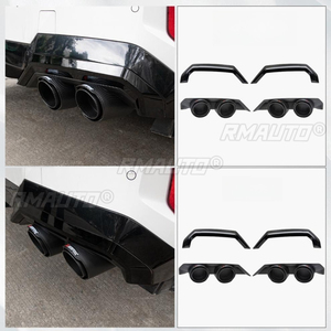 Pour BMW Série 5 i5 2025+ : Garniture de diffuseur arrière, Bandes décoratives pour l'extrémité des échappements, Accessoires automobiles - Product Image 2
