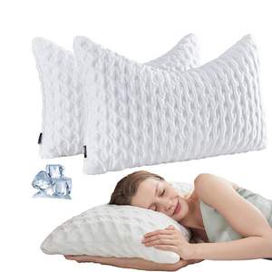 Эргономичная подушка из измельченной пены с эффектом памяти, формой «бабочка», для сна на боку, для снятия боли в шее и плечах, с поддержкой шейного отдела позвоночника, контурная - Product Image 1