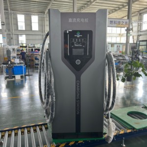 Nueva Estación de Carga para Vehículos Eléctricos Hipech Integrada con Pantalla Táctil Inteligente OCPP, CCS2 GBT, Doble Conector, Carga Rápida, 100kW+, SF4-080-2 - Product Image 2