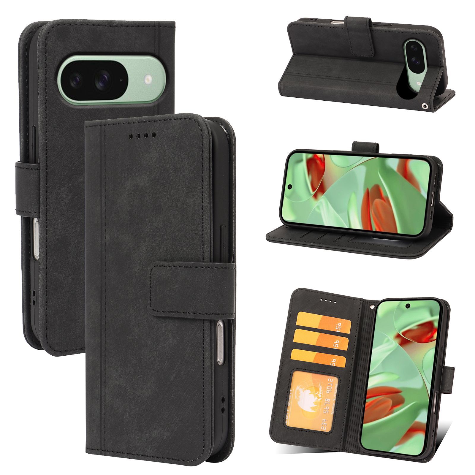 HAOYE Cover per Google Pixel 7A, Custodia per Cellulare Portafoglio in