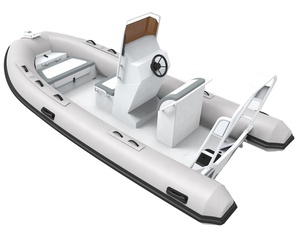 17ft <span class=keywords><strong>10</strong></span> קיבולת יוקרה צלעות 500 גוף נוקשה עמוק V צורת אוקיינוס PVC/Hypalon/אורקה אלומיניום צלעות נוקשה סירות מתנפח למכירה - Product Image 5