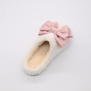 Pantofole da donna <span class=keywords><strong>con</strong></span> fiocchi per la casa invernale per la casa in peluche pantofole calde e soffici da donna - Product Image 3