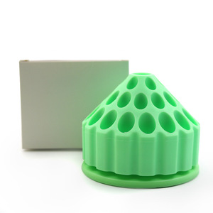 Boîte de rangement pour fraises dentaires, design en nid d'abeille rotatif à 360 degrés pour accessoires de perceuse dentaire - Product Image 5