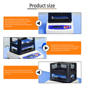 Medidor de Densidade Digital Modelo 300 com Plataforma Multifuncional para Análise de Joias, Pelotas de Plástico e Matérias-Primas Químicas - Product Image 4