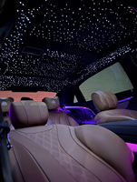 Kit de plafonnier LED à fibres optiques 7W RGB/RGBW pour voiture / home cinéma, lampe ciel étoilé