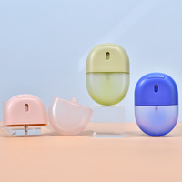 Nouvelle conception, flacon de parfum vide en plastique de type carte, 30 ml, rechargeable, portable, vaporisateur à fine brume, anti-fuite